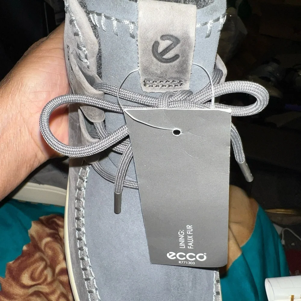 ECCO Women’s Gray Casual Shoes Size 9 - Picture 5 of 7
